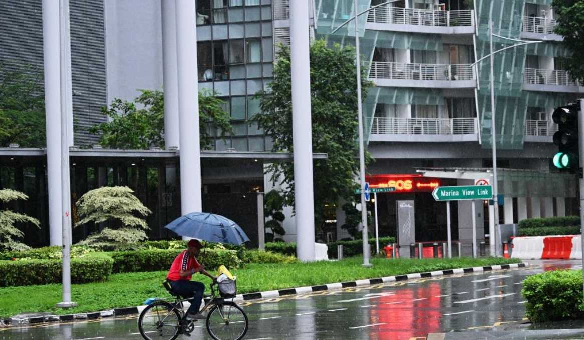 雨中新加坡