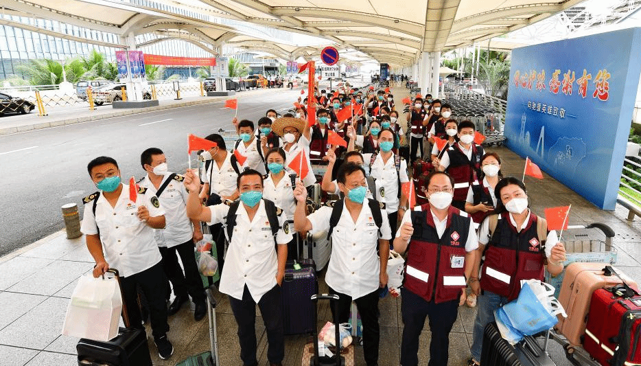 多地援琼医疗队陆续返程