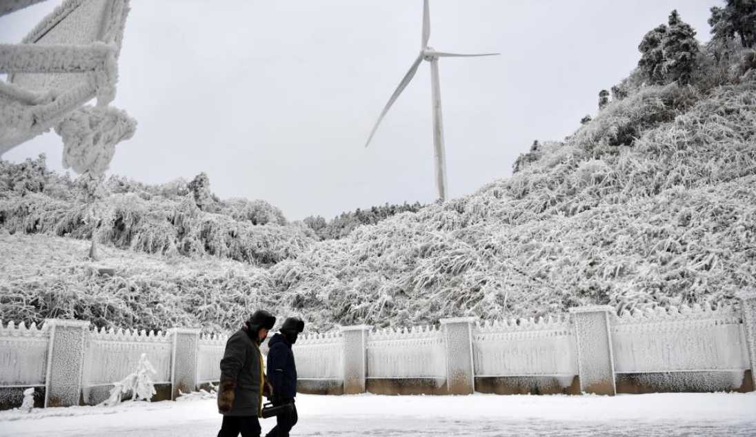 海拔1420米，電力“哨兵”風(fēng)雪中守護(hù)萬家燈火