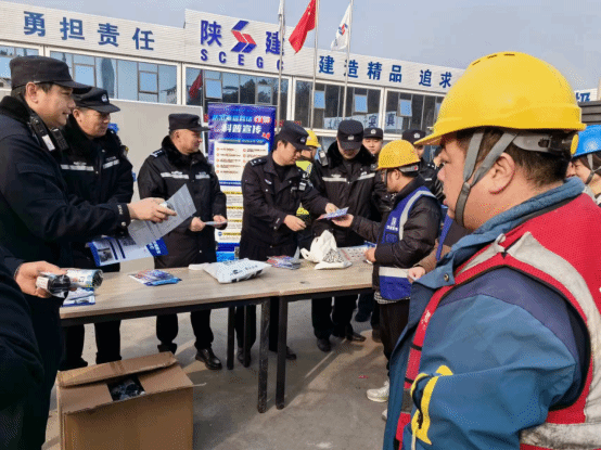 上海青浦：开展春节期间反邪教、安全知识进工地活动